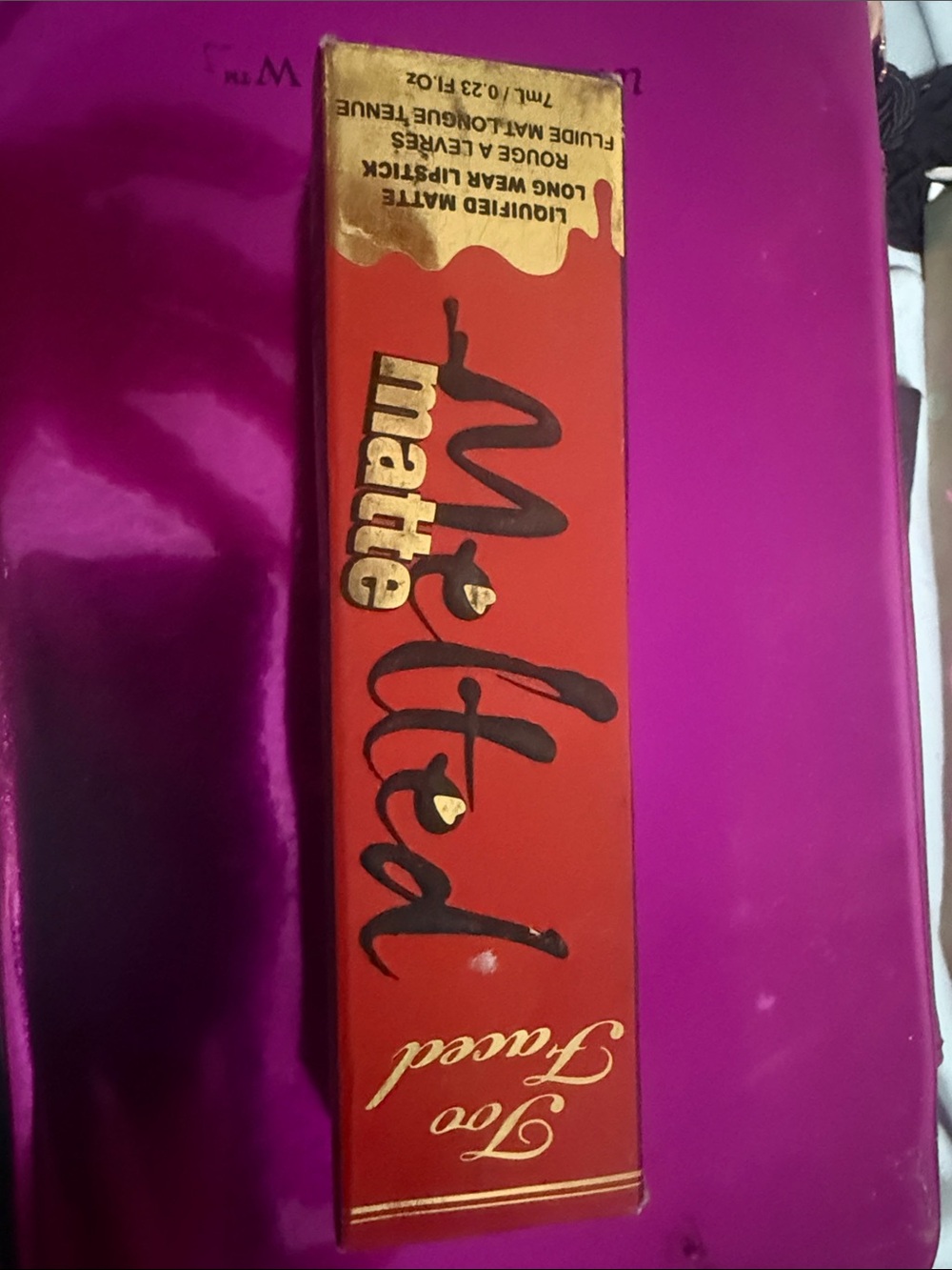 Too Faced Melted Matte Liquid Lipstick in True Red